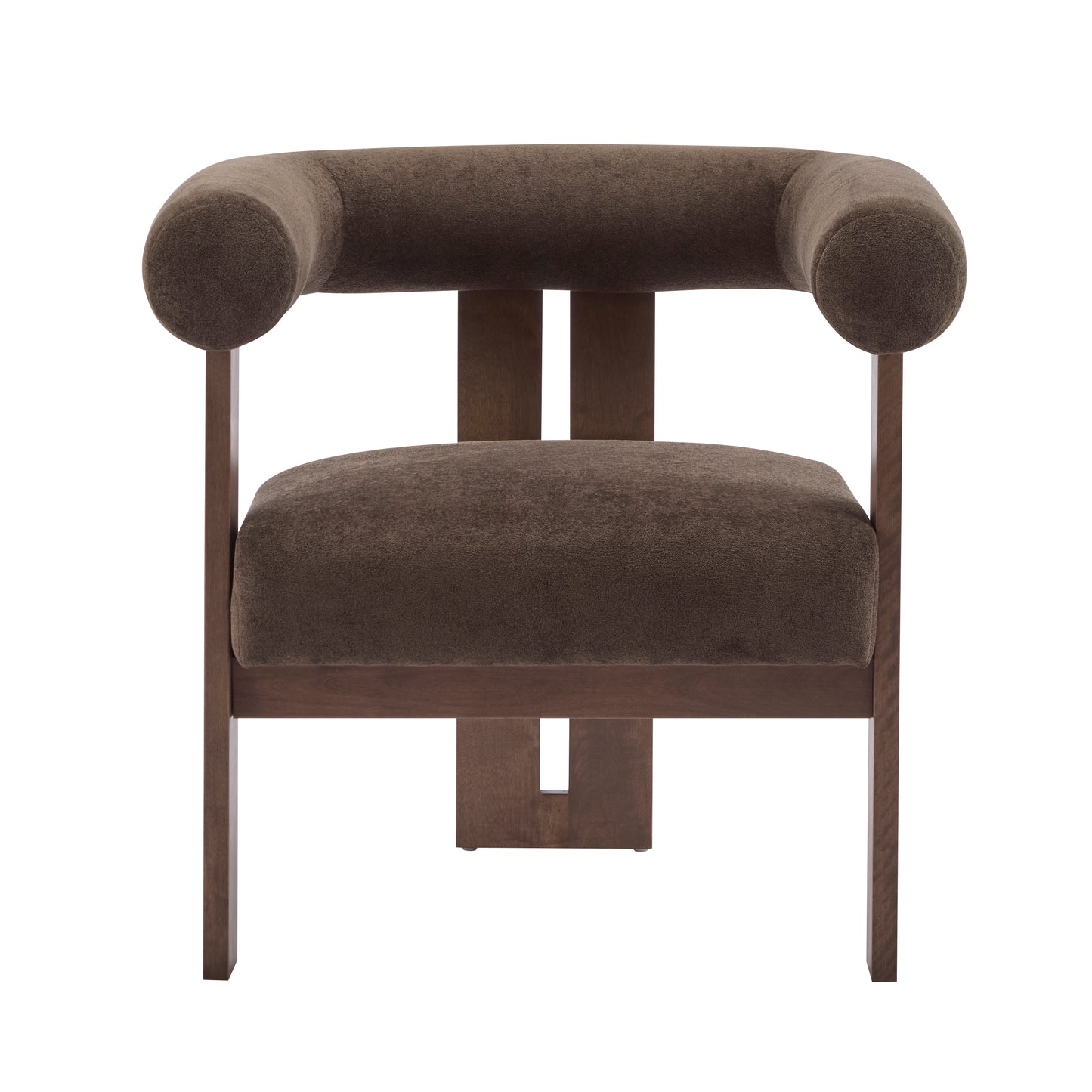 Nuvira Modern Upholstered Velvet Accent Arm Chair