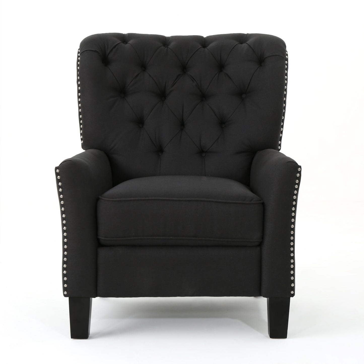 Finnion Modern Fabric Push Back Recliner