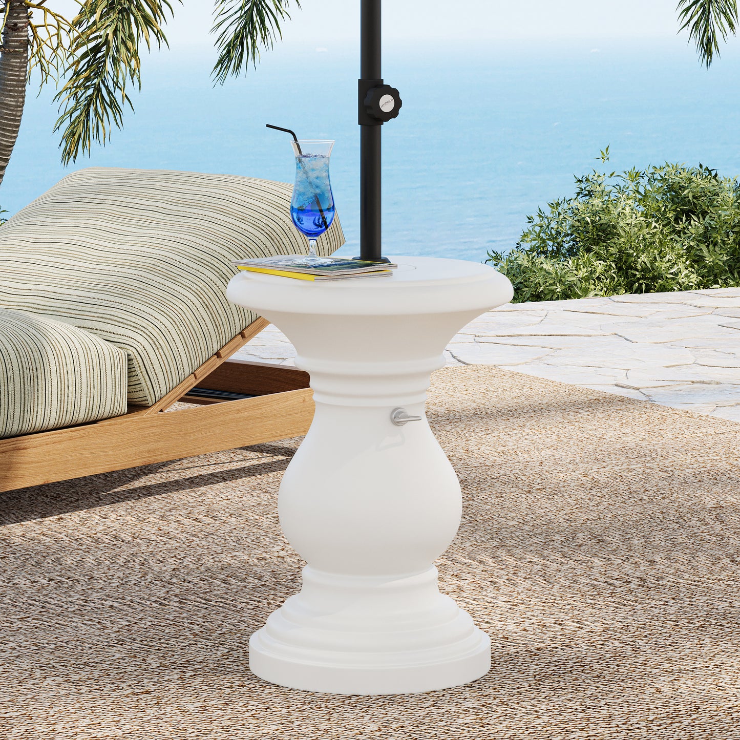 Maerylis MGO Outdoor Heavy Duty Free Assembly Umbrella Stand Base