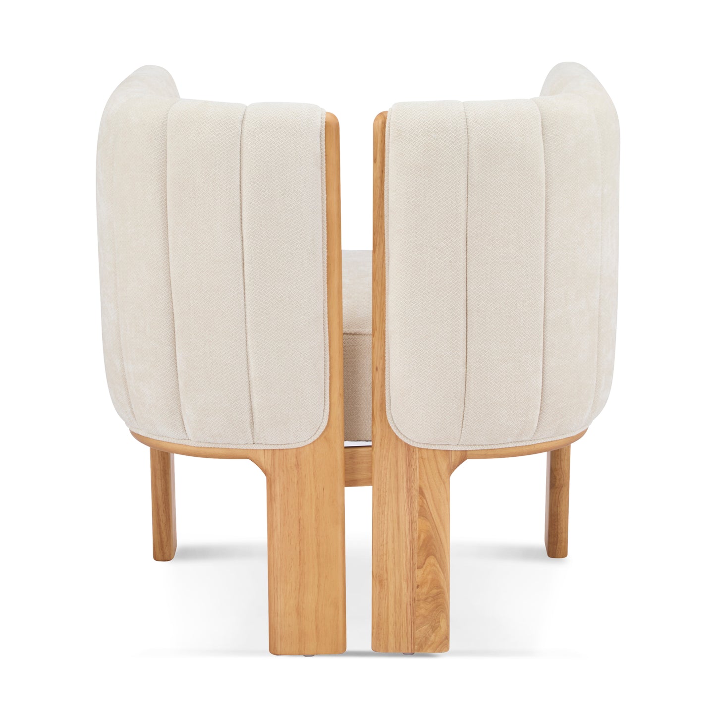 Cerys Dining Chairs Set of 2, Modern Stylish Seating with Rubber Wood Frame