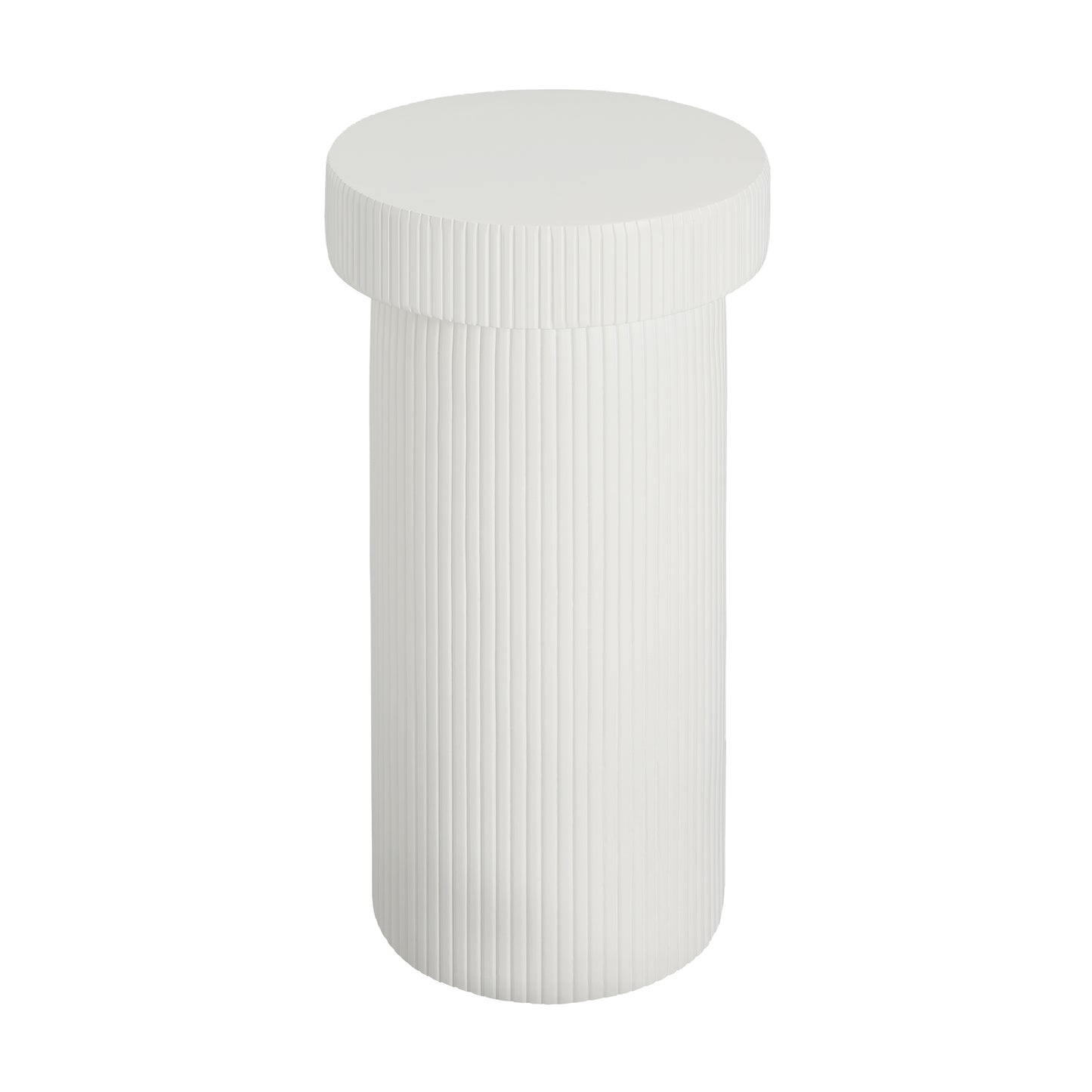 Othello MGO Pedestal Column Plant Stand, 24 Inch H