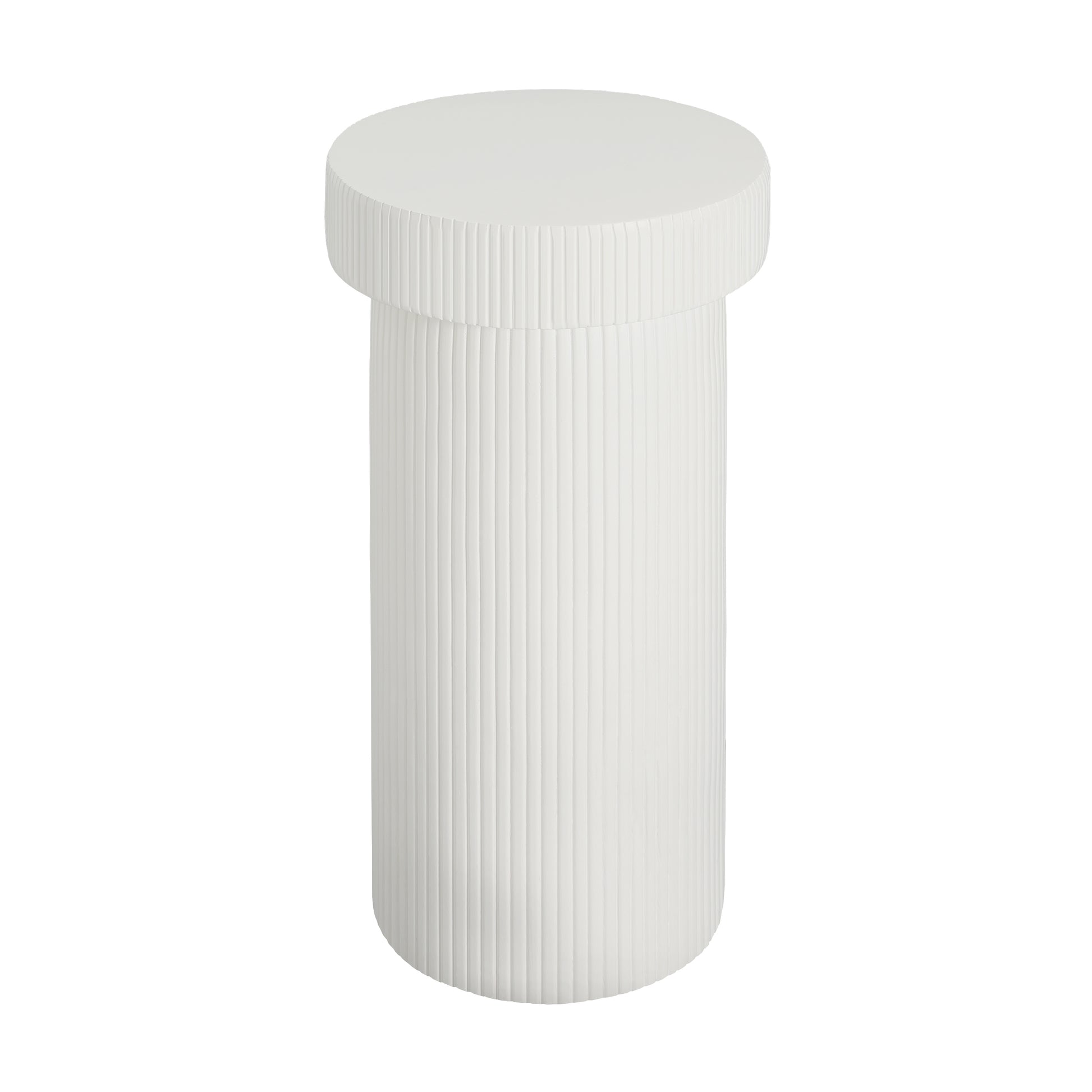 Christopher Knight Home- Carl Lightweight Concrete Outdoor Column Plant Stand