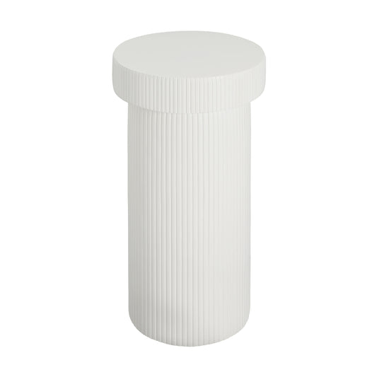 Othello MGO Pedestal Column Plant Stand, 24 Inch H
