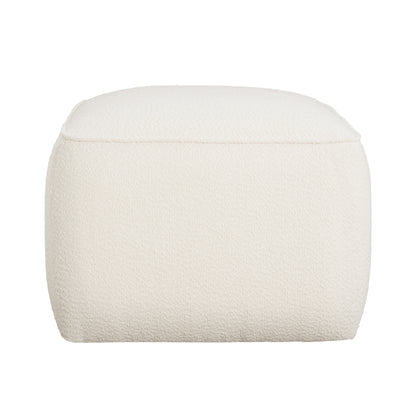 Cassian Upholstered Square PU Leather Ottoman