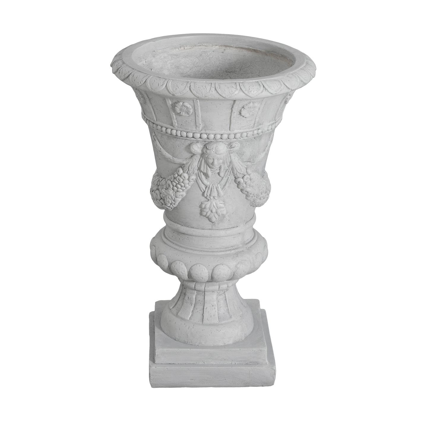Ashwilde MGO Garden Urn, Light Grey, 23.75'' H