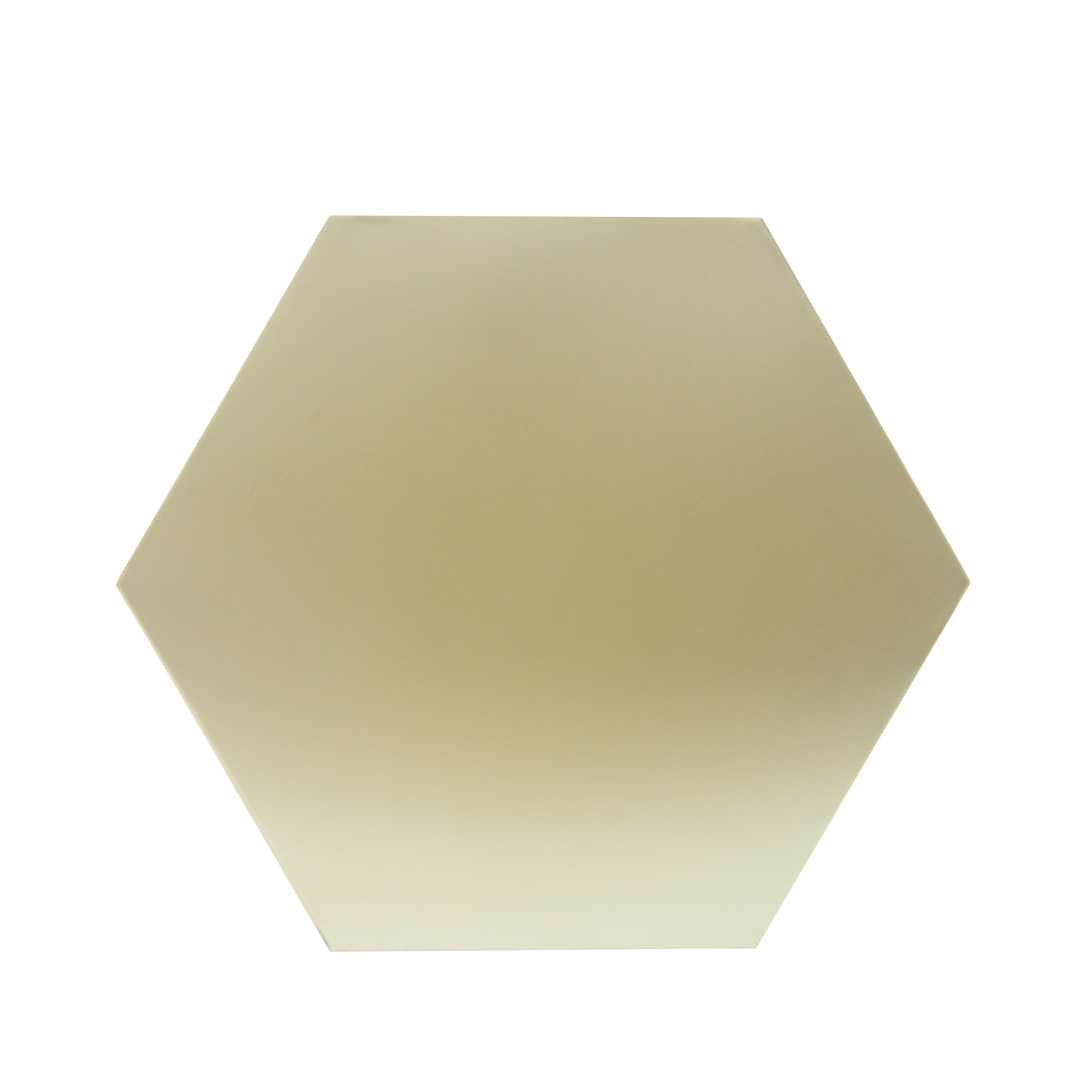 Calliope modern minimalist Hexagon Side Table  designed for indoor and outdoor