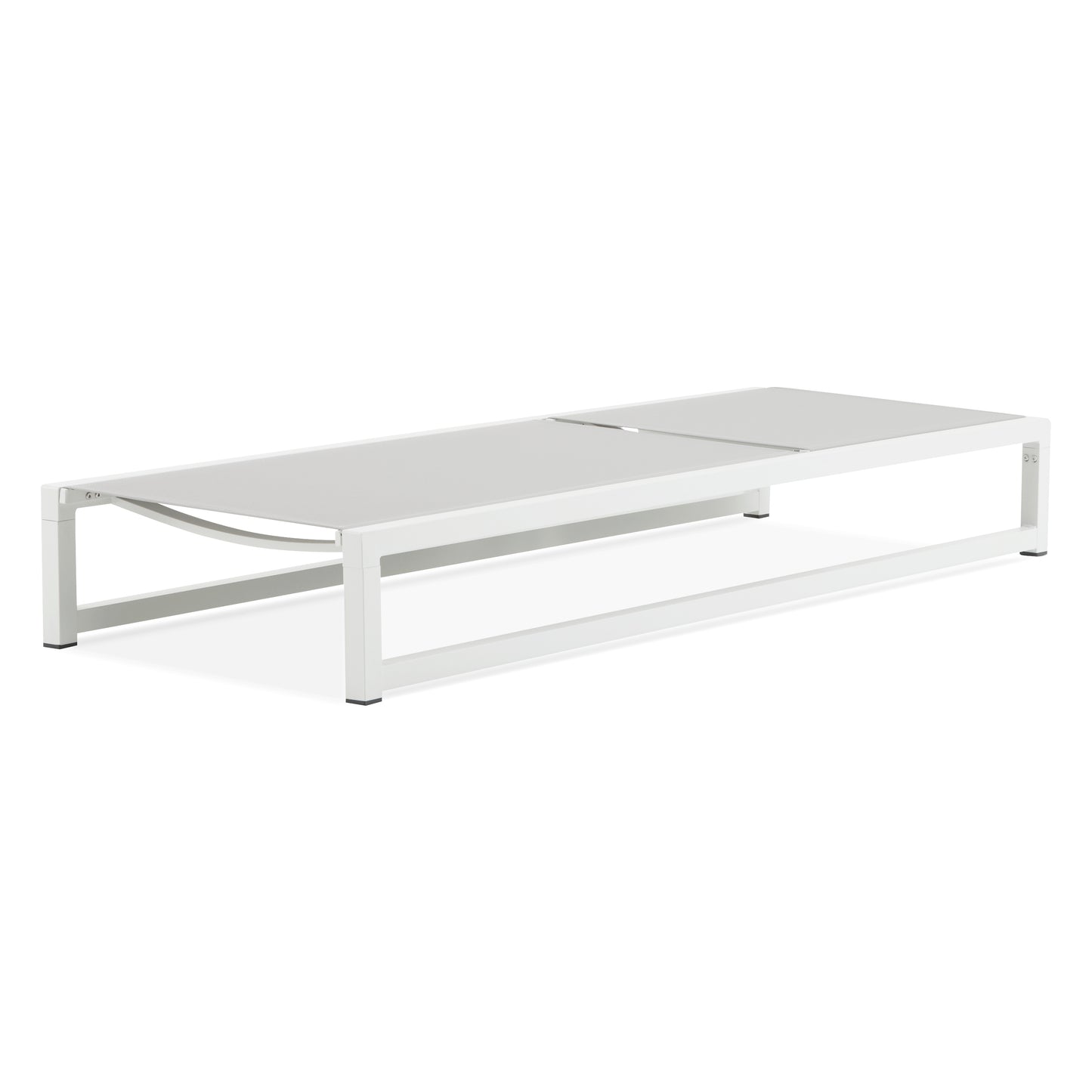 Tavilinin 5-Level Adjustable Outdoor Chaise Lounge, Durable Aluminum Frame & Textilene Mesh