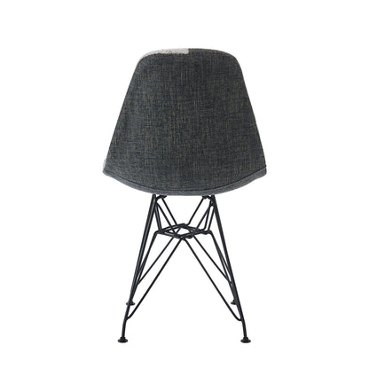 Cassius Multi-Color Patchwork Fabric Accent Chair (Set of 2)