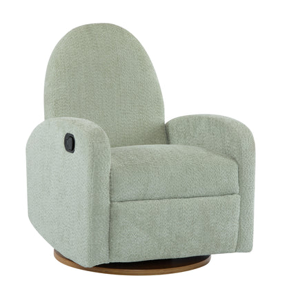 Alindra Modern 360° Swivel Glider Recliner Chair with Rocking Motion