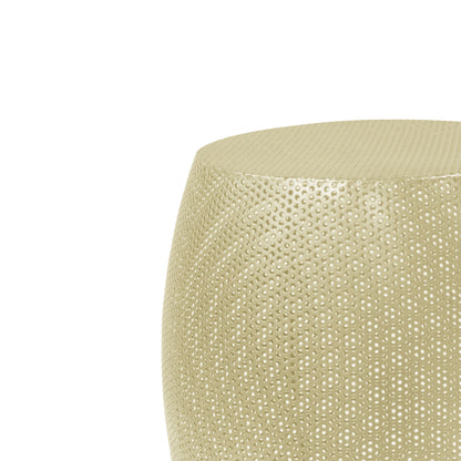 Grandoer Round Metal Hollow Side Table Set