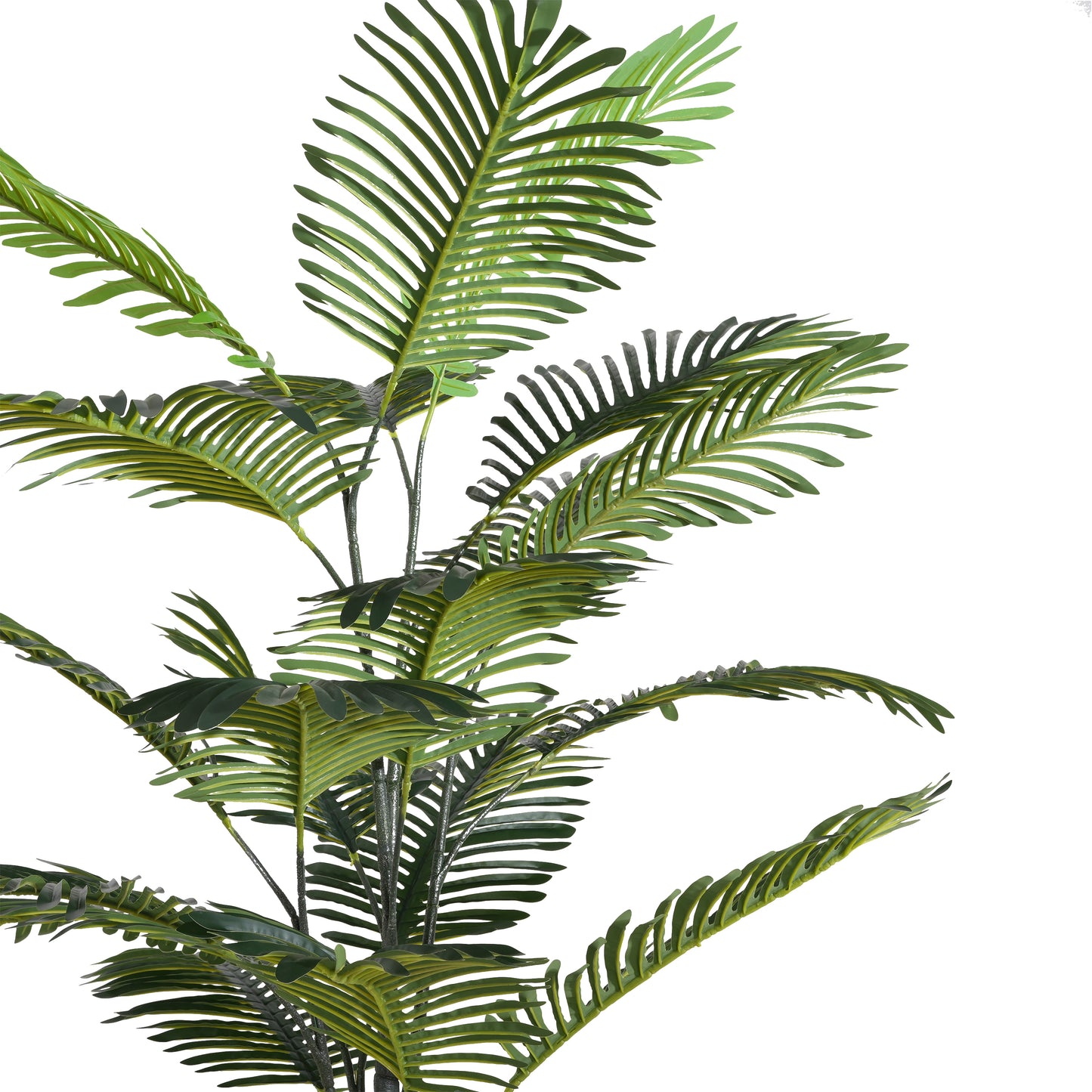 Fintan 86" Artificial Palm Tree with Black Plastic Pot