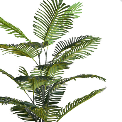 Fintan 86" Artificial Palm Tree with Black Plastic Pot