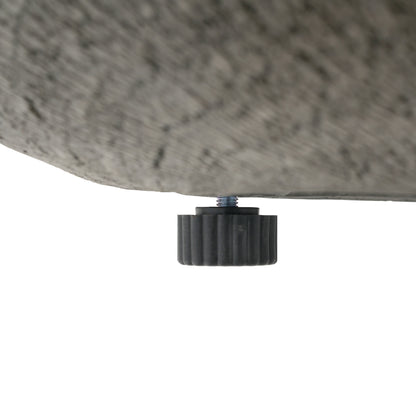 Morvyn Outdoor Fire Pit & Side Table Set – 30,000 BTU Propane Fire Pit + 16x20" Tank Holder,Light Grey