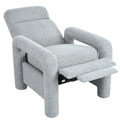 Zuvia Push Back Recliner Armchair Upholstered Recliner Chair Single Sofa