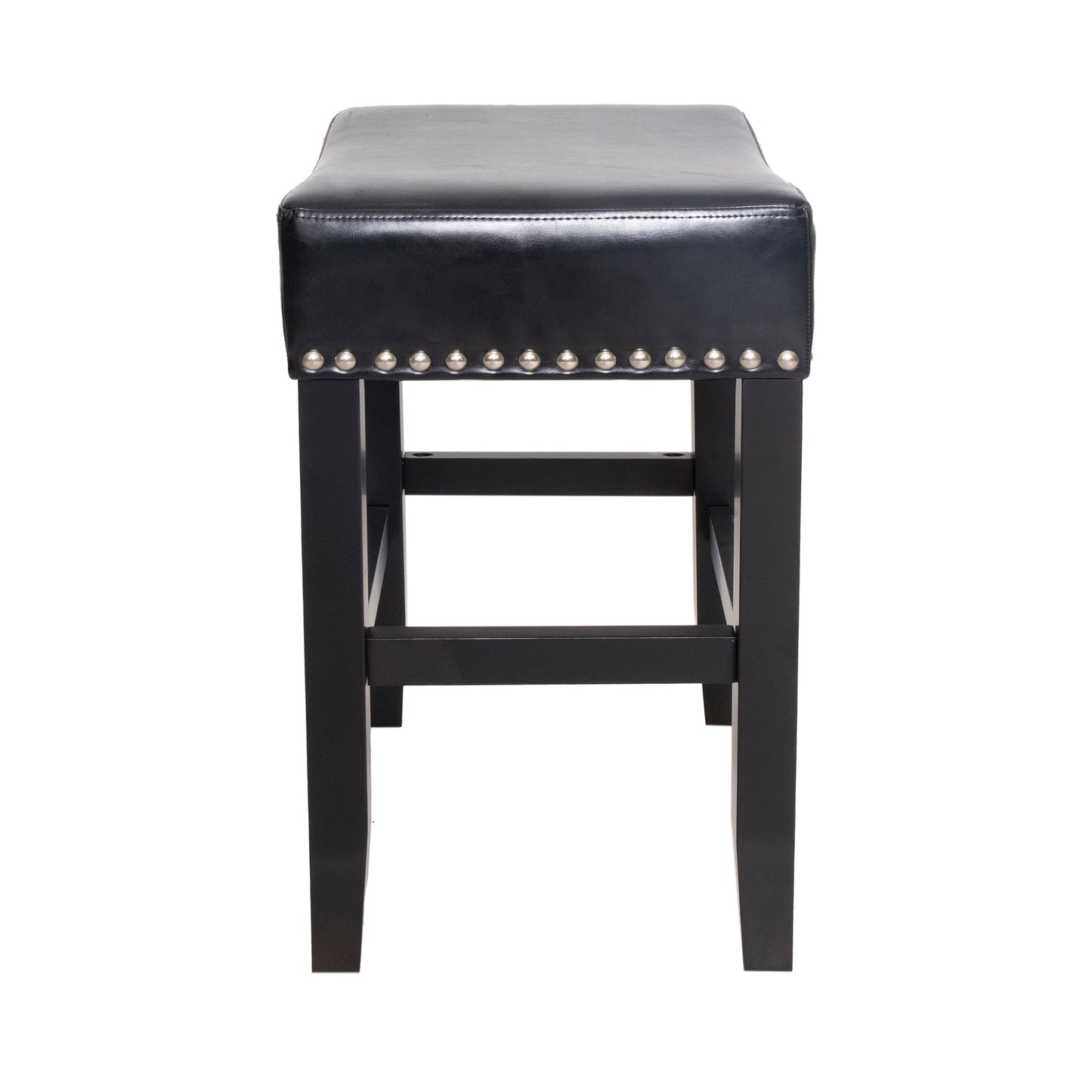 Chantal 26" Backless Leather Counter Stools, 2-Pcs Set