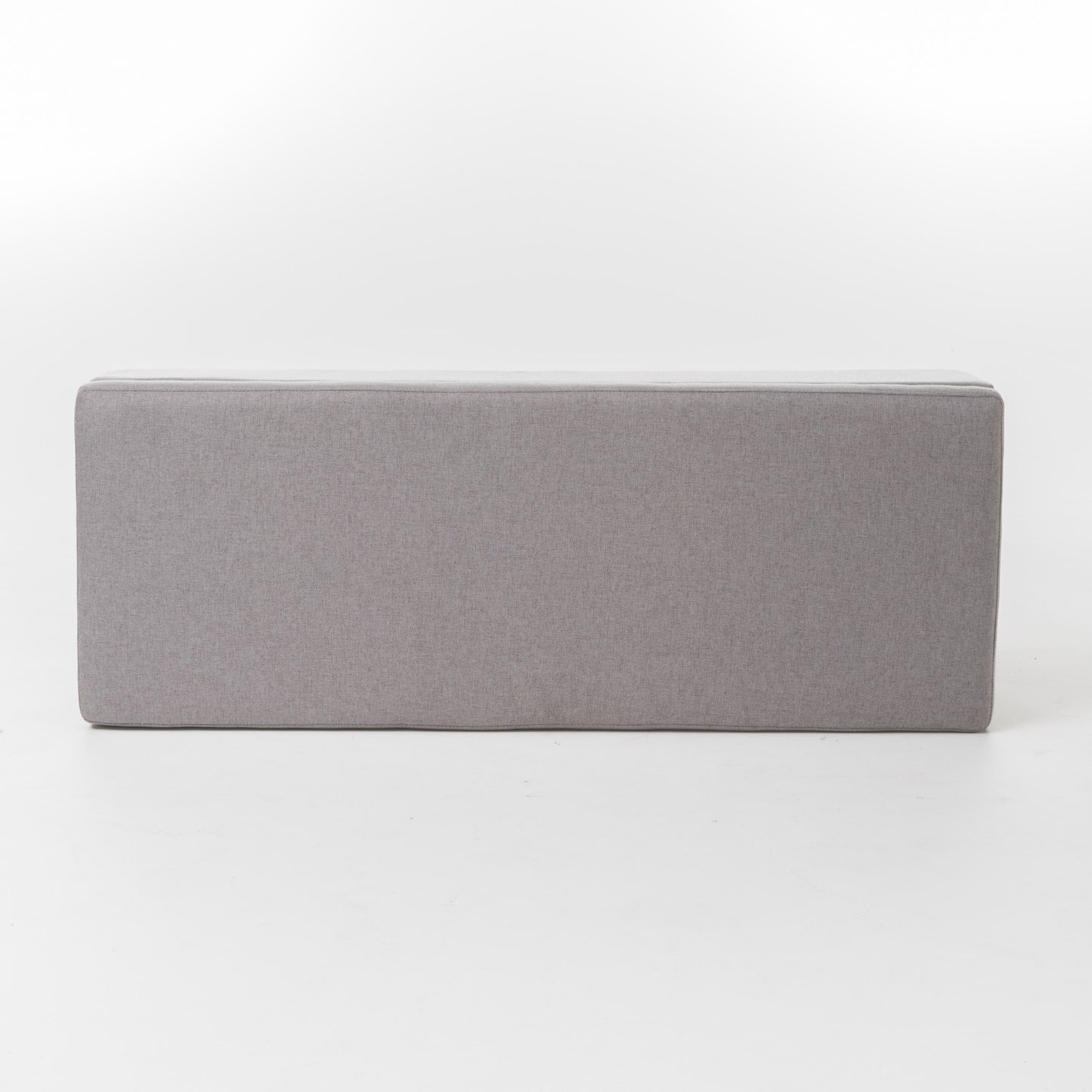 Selma Wood Fabric Storage Ottoman