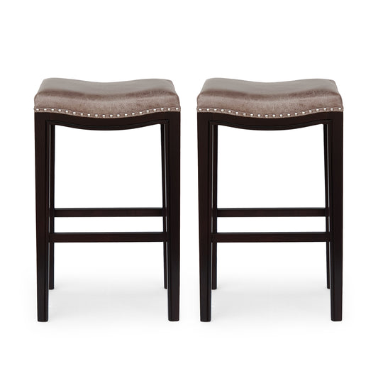 Tiffin Studded Barstool,set of 2
