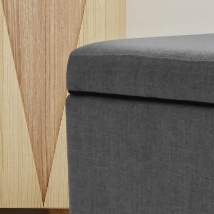 Boheme Modern Upholstered Storage Ottoman,Movable Footstool