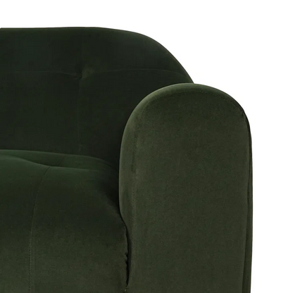 Nuvora Modern Velvet Bouclé Fabric Club Chair