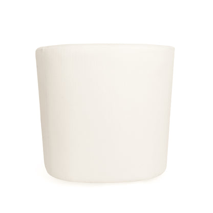 Nyrella Fabric Swivel Barrel Chair,White