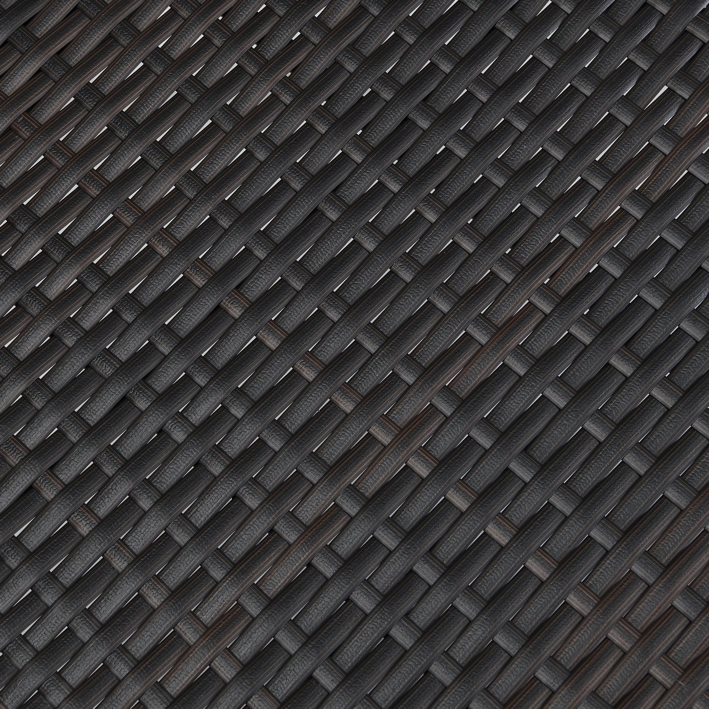 Brisa Outdoor Dining Chairs, Stackable Chairs with UV-Resistant PE Rattan and Steel Frame, Supports 400lbs,Set of 2