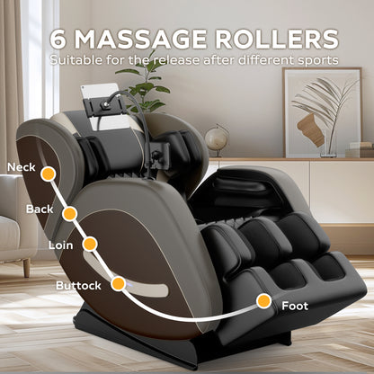 2024 Zero Gravity Full Body Massage Chair with Air Pressure, Heating, and Foot Relaxation