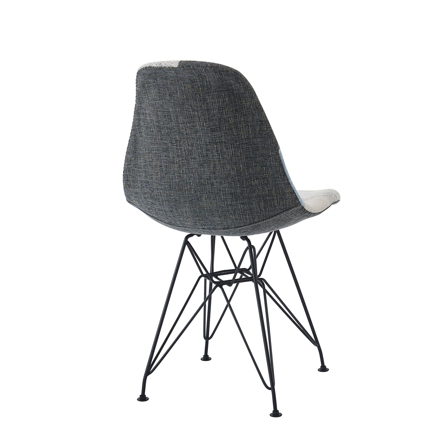 Cassius Multi-Color Patchwork Fabric Accent Chair (Set of 2)