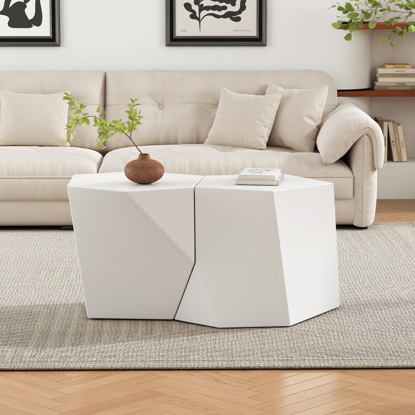 Yarrow Modern MGO Coffee Table Set