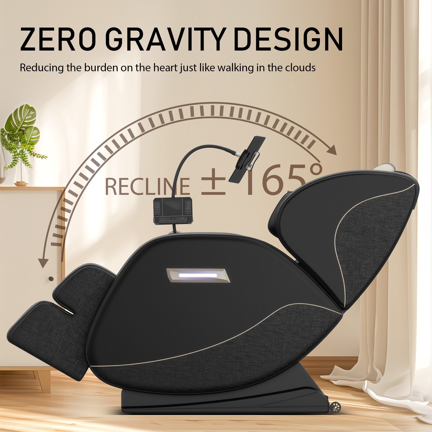 Hajimi Massage Chair Recliner with Zero Gravity with Full Body Air Pressure