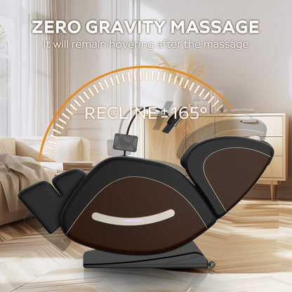 2024 Zero Gravity Full Body Massage Chair with Air Pressure, Heating, and Foot Relaxation