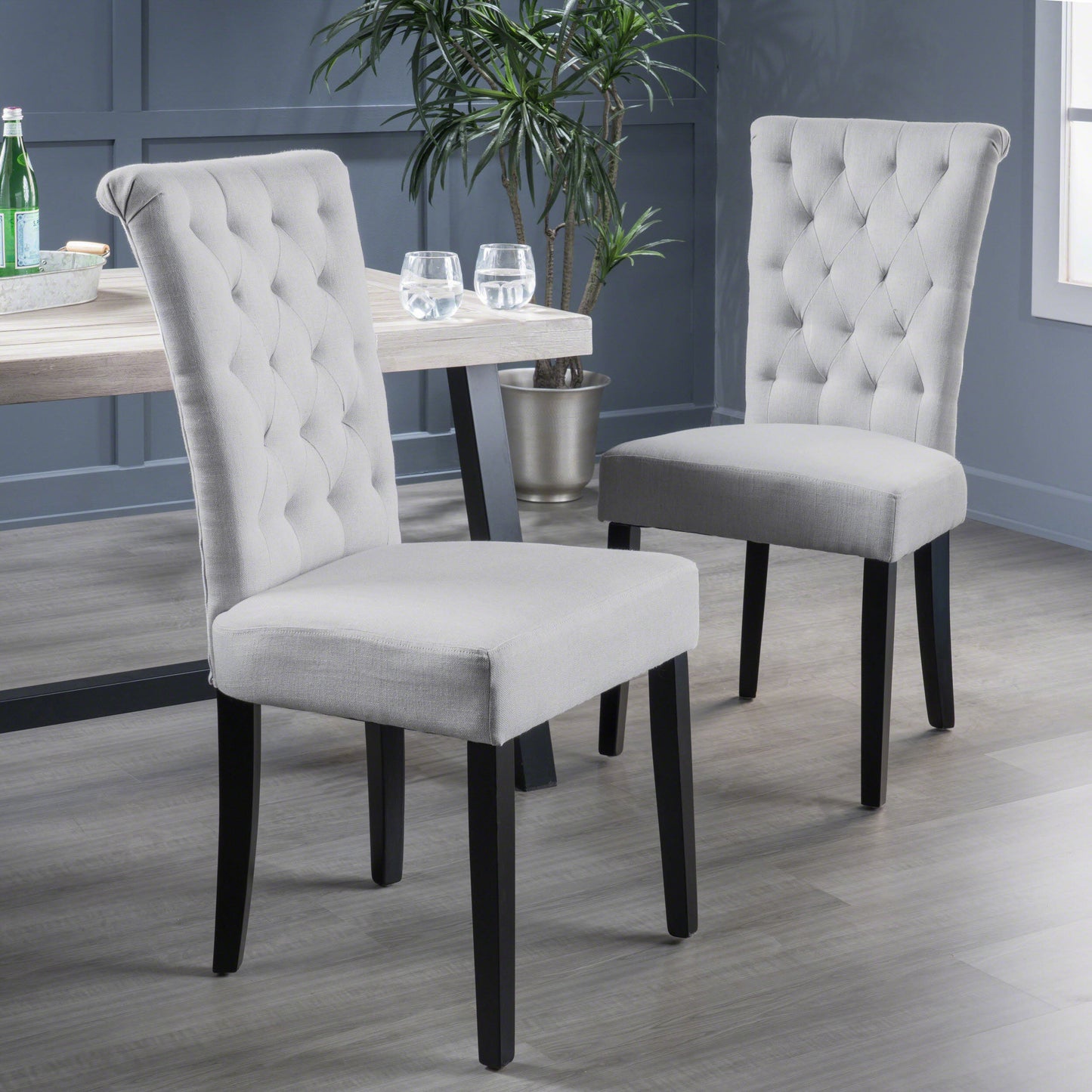 Paulina Fabric Dining Chairs (Set of 2)