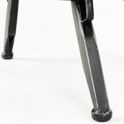 Brixton Industrial Design Adjustable Swivel Iron Bar Stool in Beige Linen
