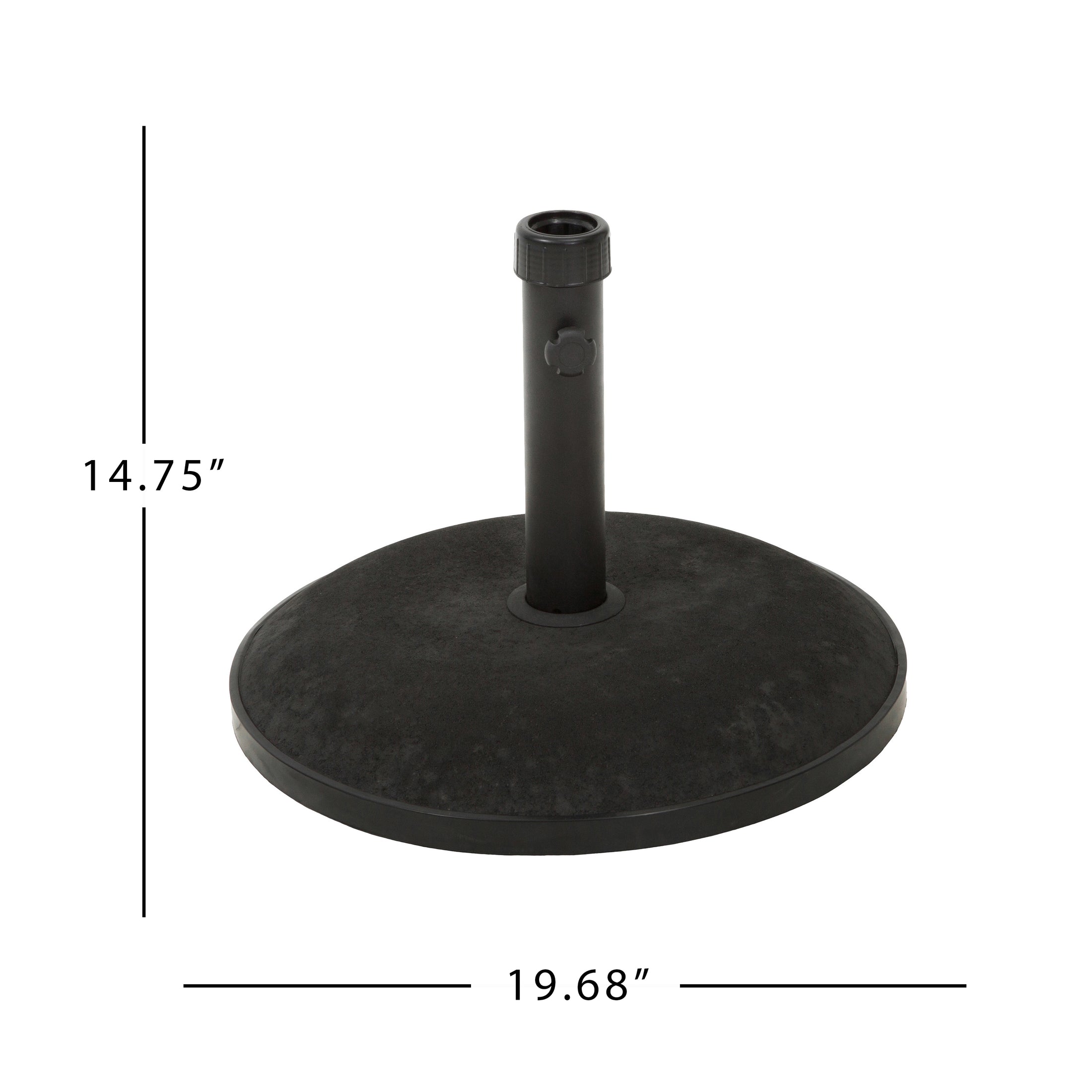 Gretna Outdoor 55 lbs Circular Concrete Umbrella Base GDFStudio