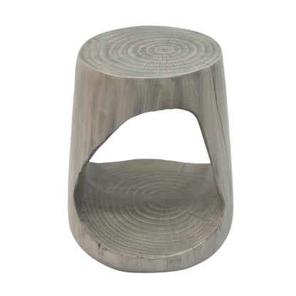 Hawthor MGO Hollow Side Table, Wood-like texture