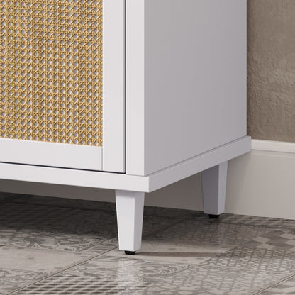 GuGuga 60" Bathroom Vanity with SMC Sink, Modern Large Storage Bathroom Storage Cabinet