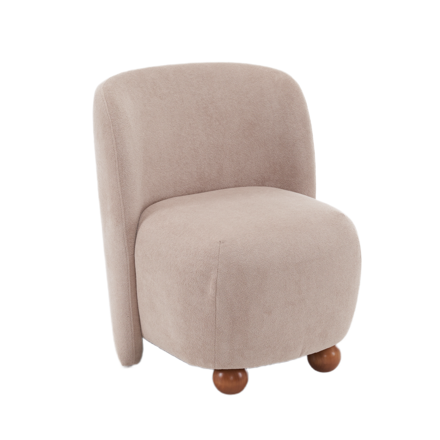 Sallia Ultra-Soft Modern Low-Back Armless Accent Chair, Multiple Color