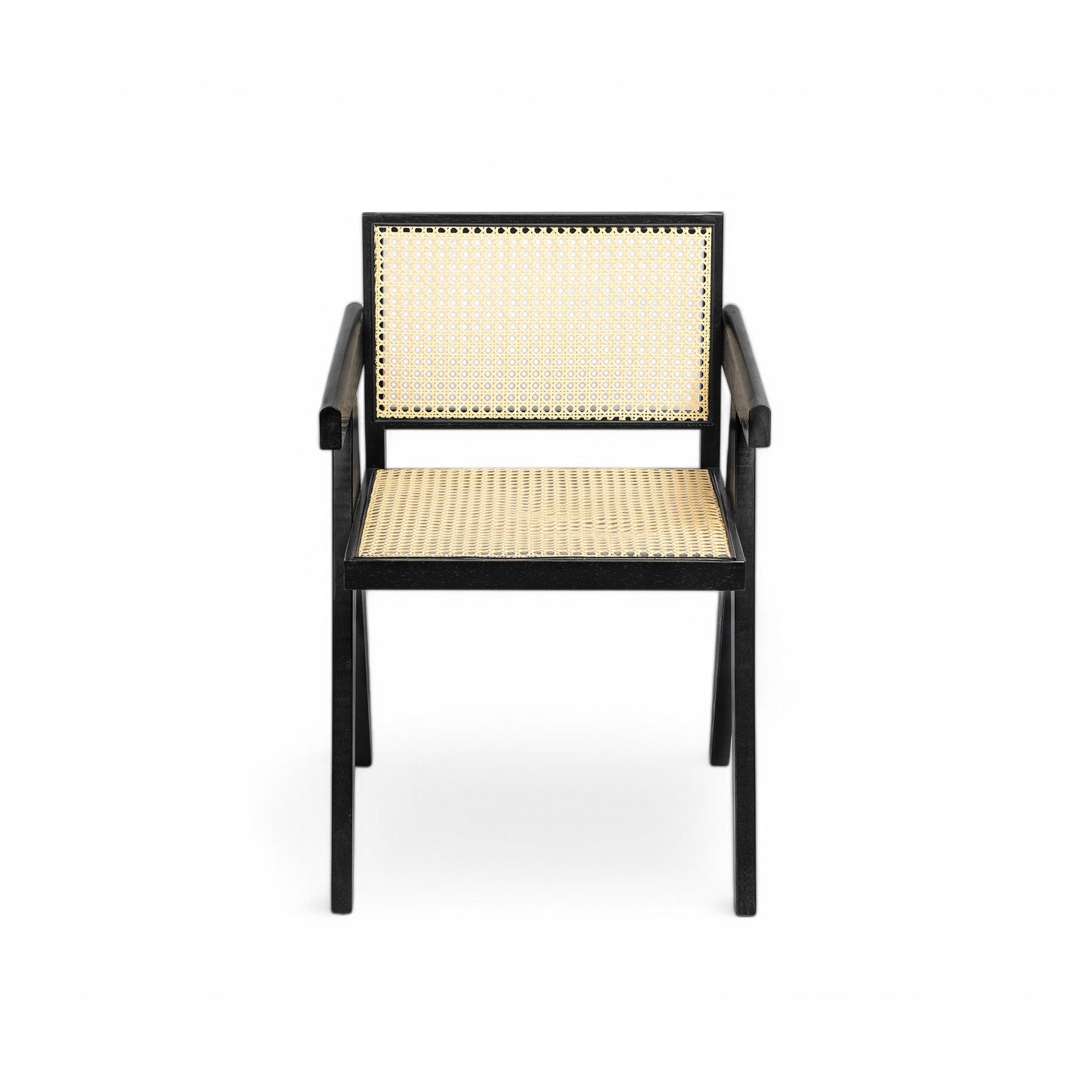 Chandiger Wood Arm Dining Chair,Set of 2