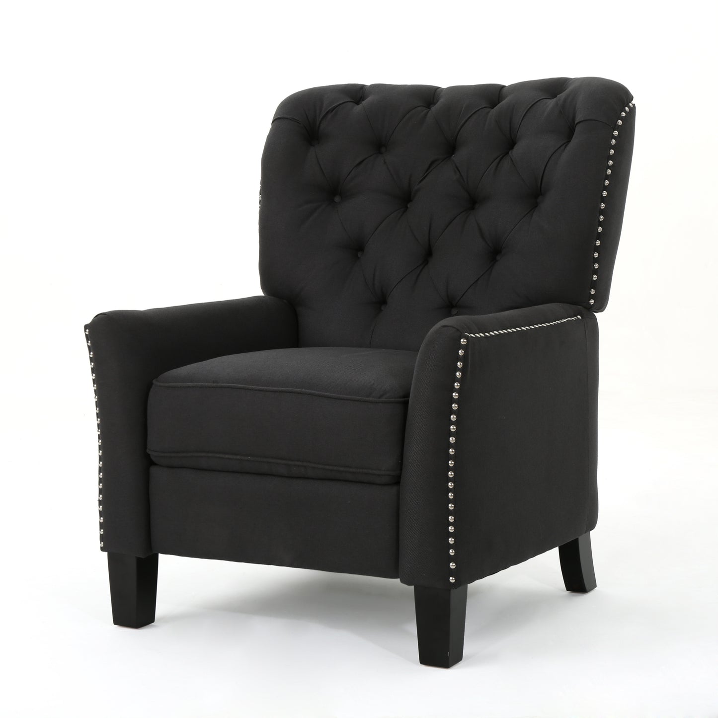 Finnion Modern Fabric Push Back Recliner