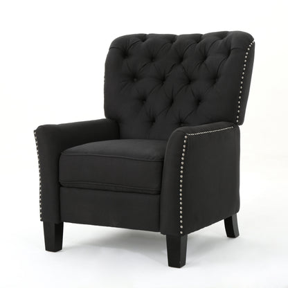 Finnion Modern Fabric Push Back Recliner