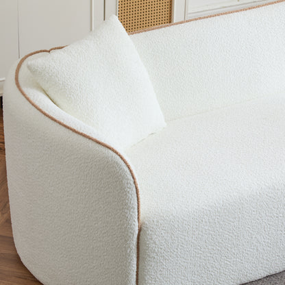 Coralna 82" Curved Sofa,3-Seater,Living Rooms,Bedrooms,Apartment Office