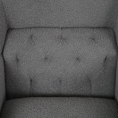 Dorelle Upholstered Accent Chair Tufted Armchair for Living Room and Bedroom