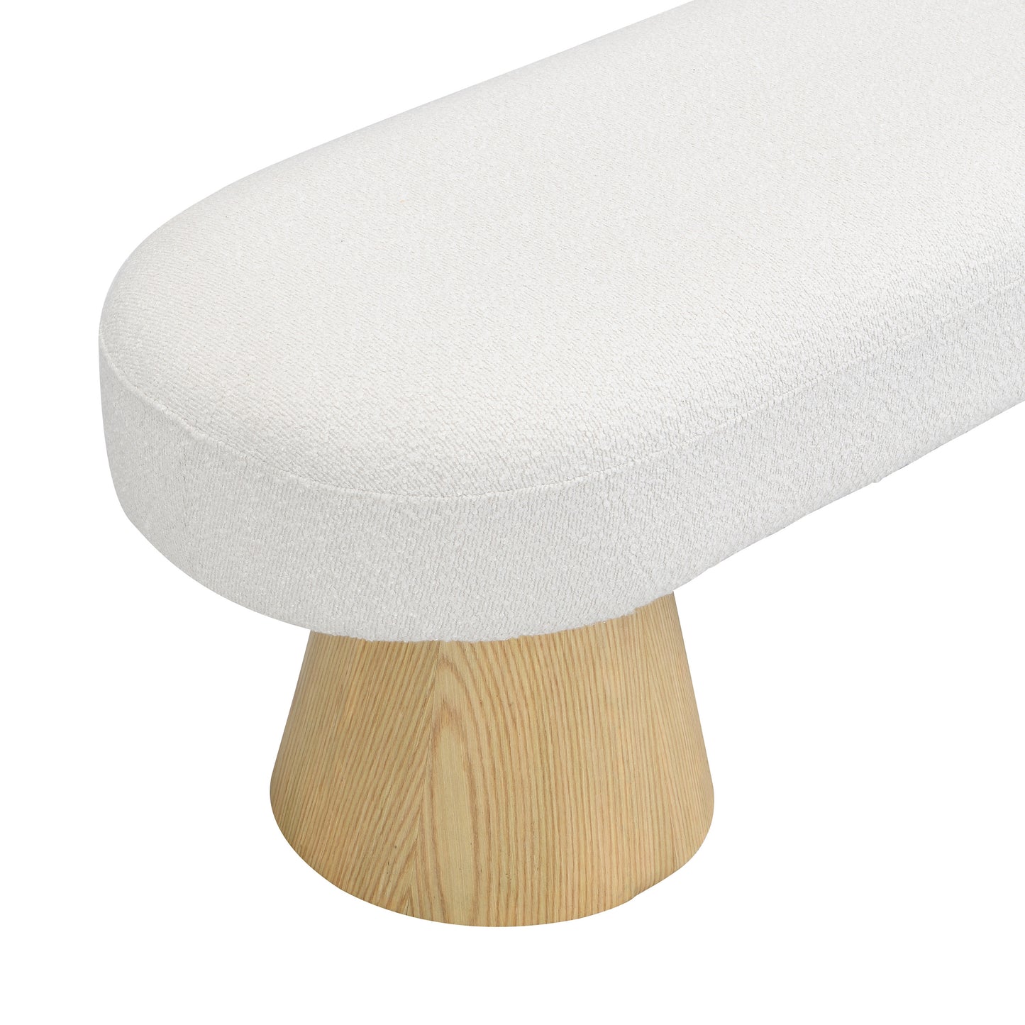 Hrafnol 64"L  Dining Bench for Dining Room, Upholstered Bedroom End of Bed Entryway Bench