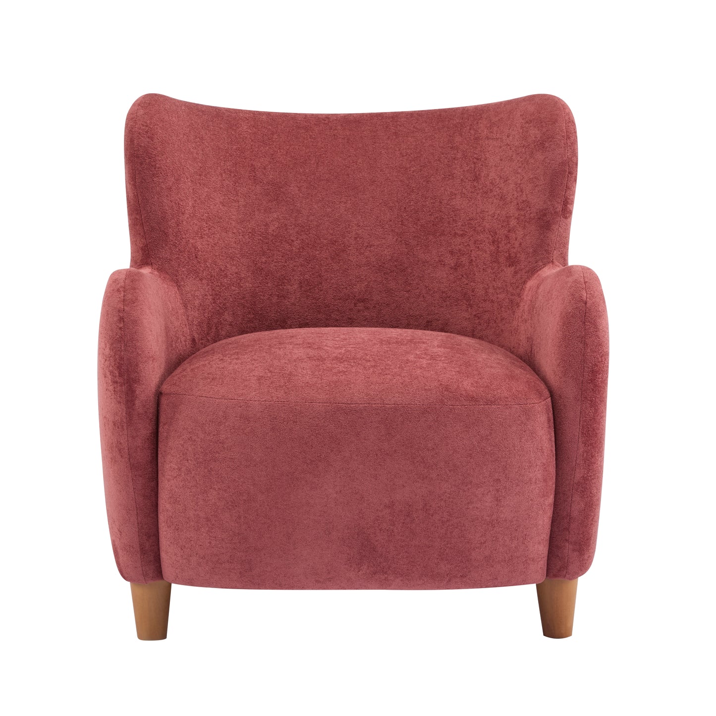 Zoe Fabric Wingback Accent Chairs Single Sofa