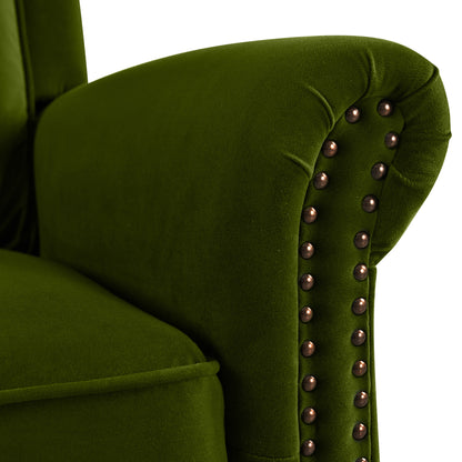 Nomae 360° Swivel Recliner Manual Rocking Recliner Home Theater Manual Recliner Chair