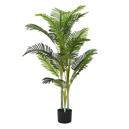 Ambrose 61" Artificial Palm Tree with Black Plastic Pot - 2pcs