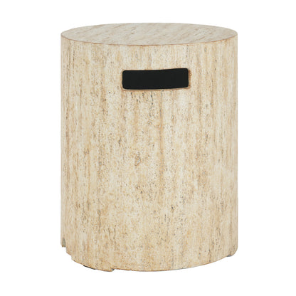 Alarion Outdoor Fire Pit Table Set – 40,000 BTU Propane Fire Pit with Matching Tank Holder