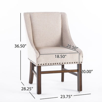 Claudia Contemporary Fabric Upholstered Dining Chair