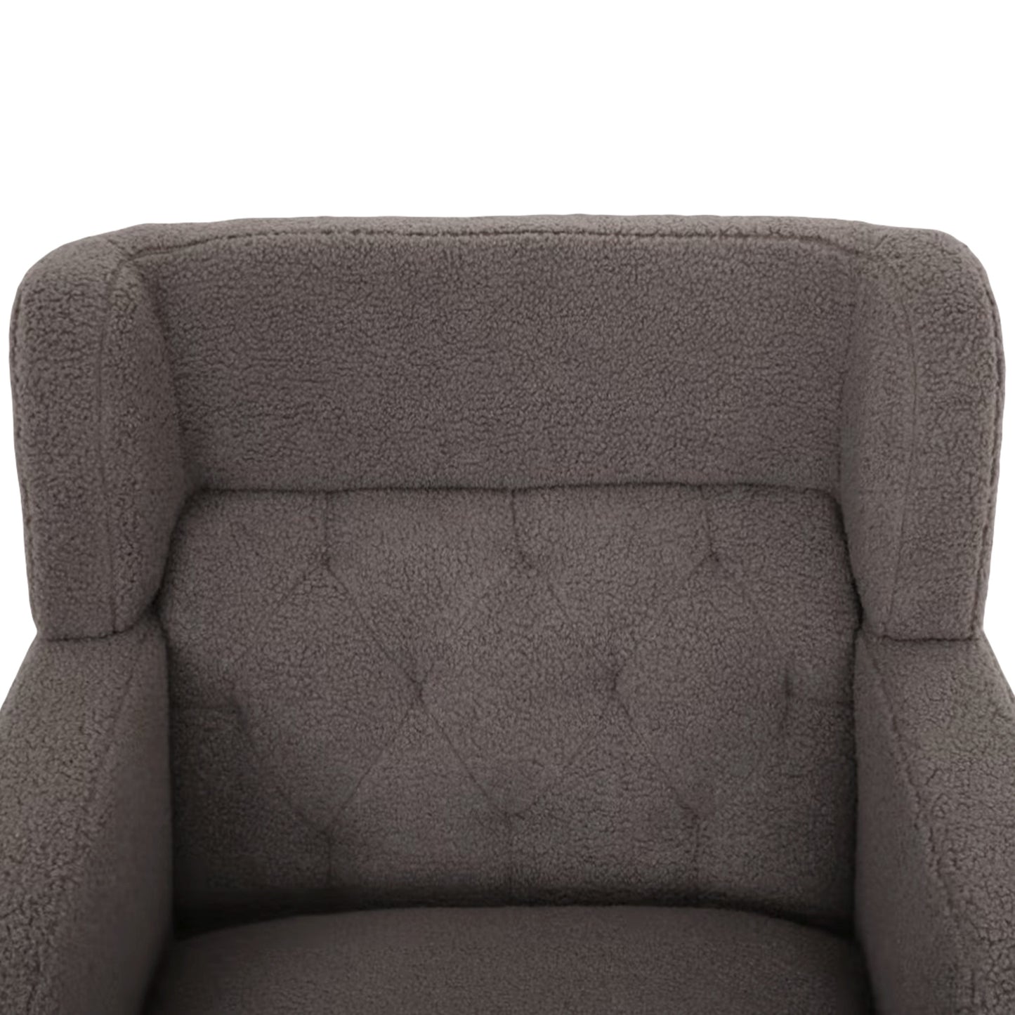Dorelle Upholstered Accent Chair Tufted Armchair for Living Room and Bedroom