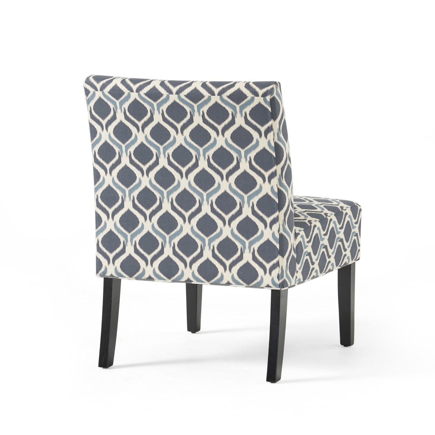Kalee Contemporary Fabric Slipper Accent Chair