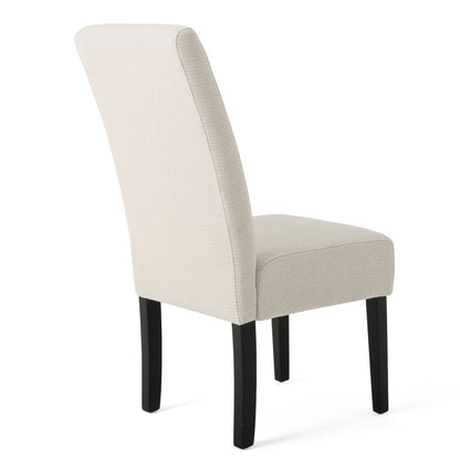 Araducan Beige Fabric Dining Chair (Set of 2)